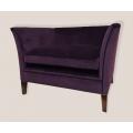 Purple Velvet Love Seat
